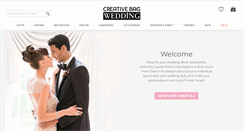 Desktop Screenshot of creativebagwedding.com